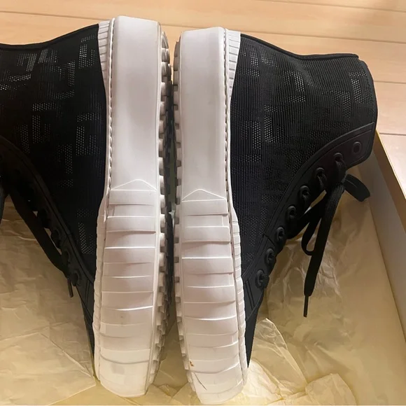 Fendi Black High-Top Sneakers - Picture 6 of 11